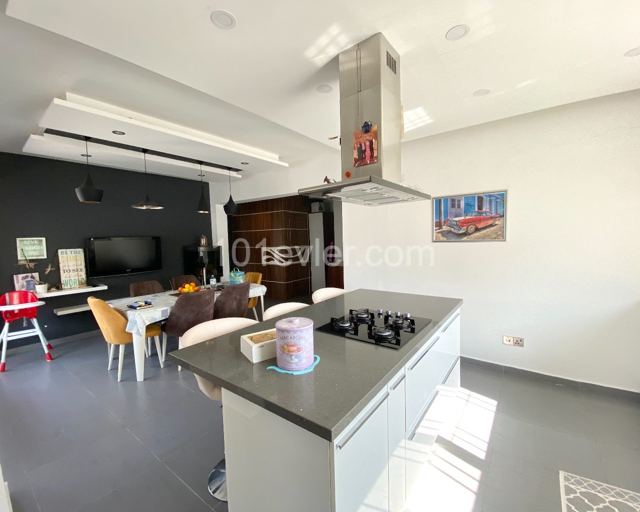 Girne Merkez | Fırsat Fiyat| Satılık 140 m2 Penthouse |45m2 Balkon