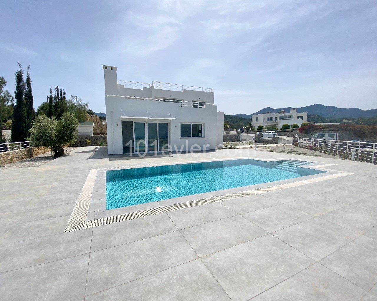 Kyrenia Esentepe / 5+1 Neue Villa zum Verkauf / Panorama Meer und Berg Manazarali / Privater Pool / großer Garten ** 