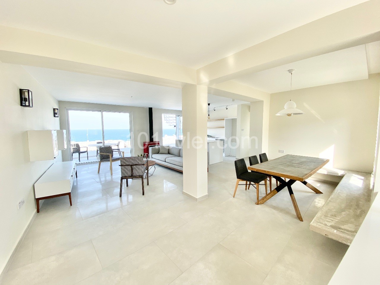  Kyrenia Bahceli |Uncut Sea View | 100mt Away From Sea |3 bedrooms Penthouse