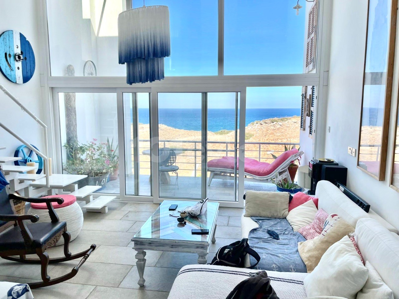 Kyrenia,Bahçeli | 1 Bedroom Loft Apartment | Uncut Sea View