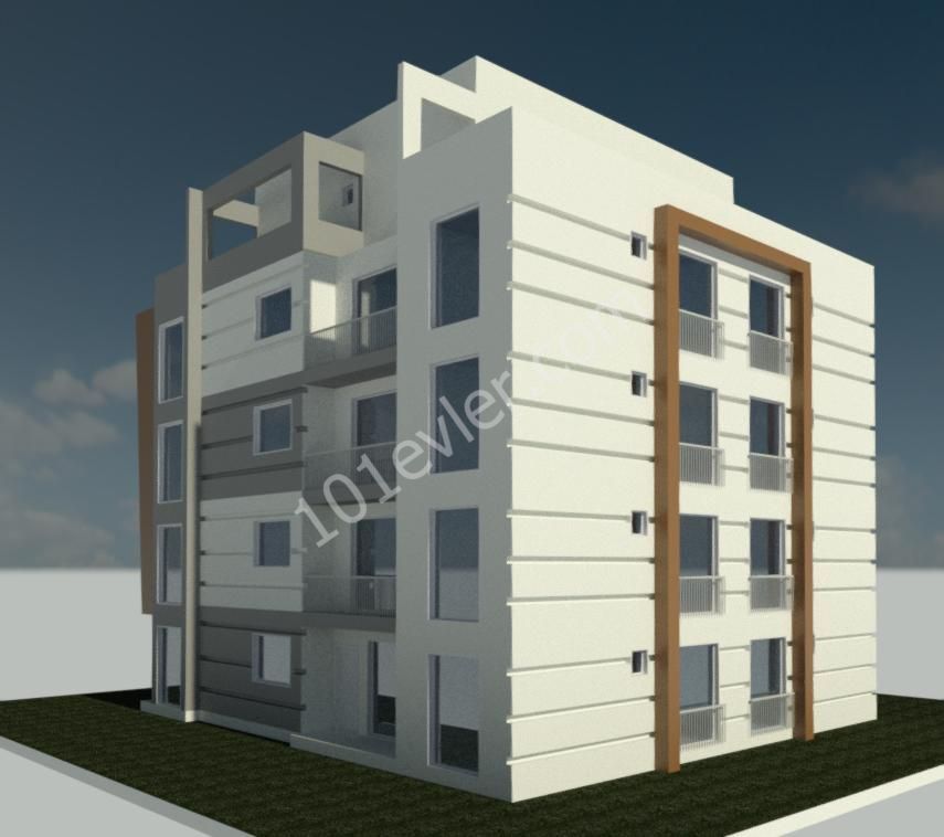 A DEC PLOT OF LAND FOR SALE CONSISTING OF 5 FLOORS AND 17 APARTMENTS IN THE FAMAGUSTA CANAKKALE-KALILAND REGION ** 