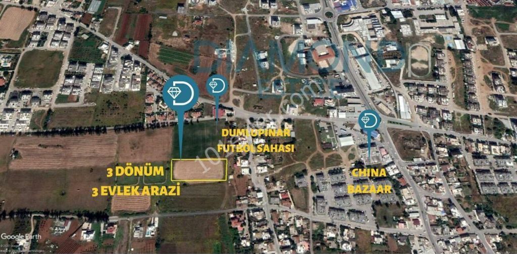 Land for sale in Famagusta Çanakkale area 