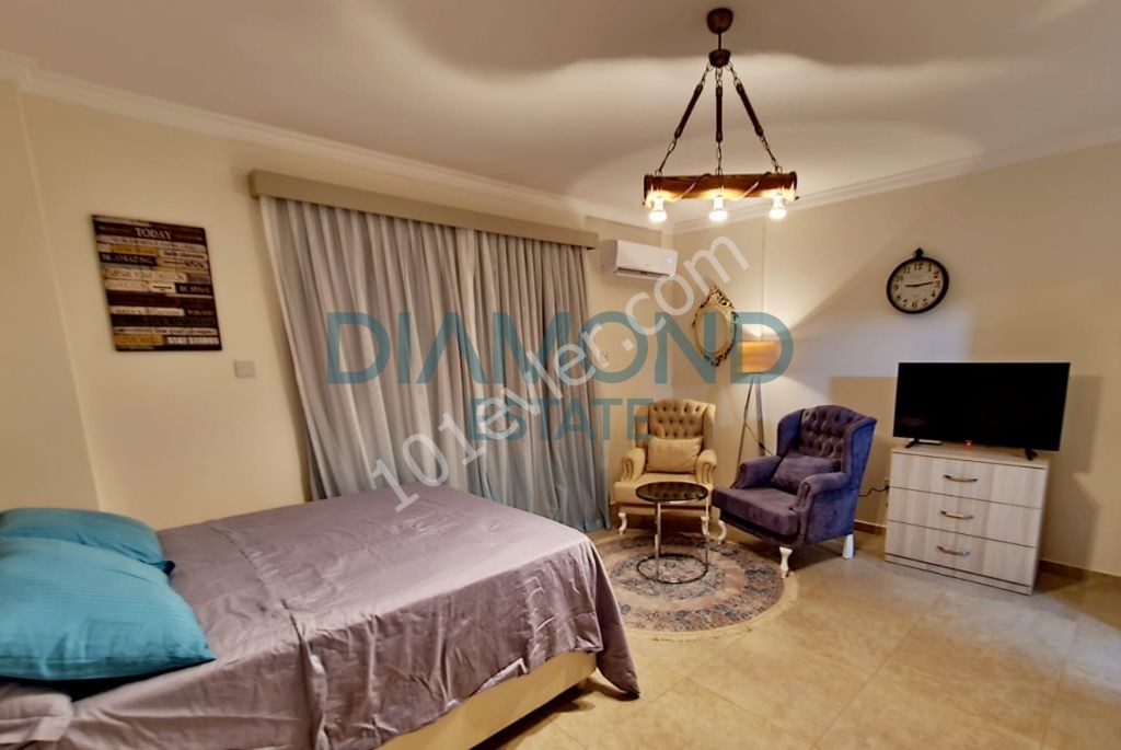 Long Beach, İskele'de Deniz Manzaralı Kiralık Studio Daire