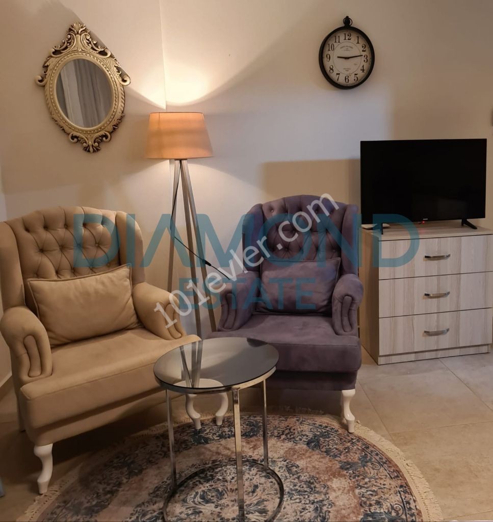 Long Beach, İskele'de Deniz Manzaralı Kiralık Studio Daire