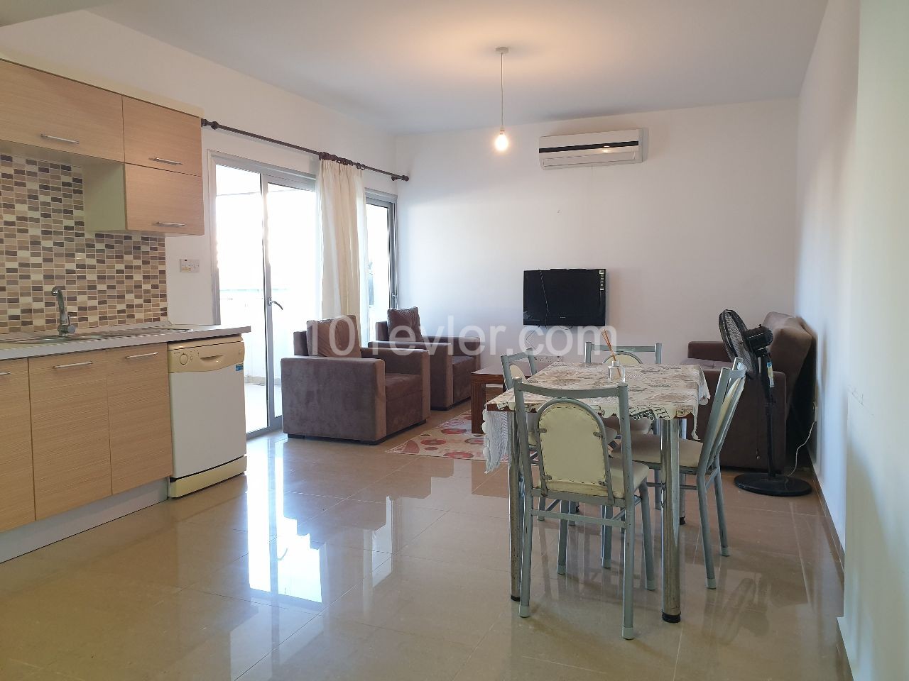 Satılık 2+1 ,75 m² eşyalı daire alasya parkta