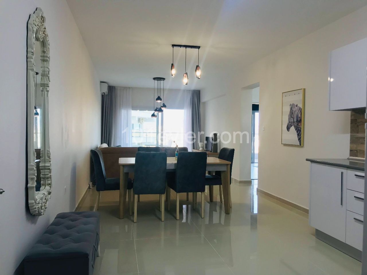 1+1 Flat for Rent in Long Beach, Iskele