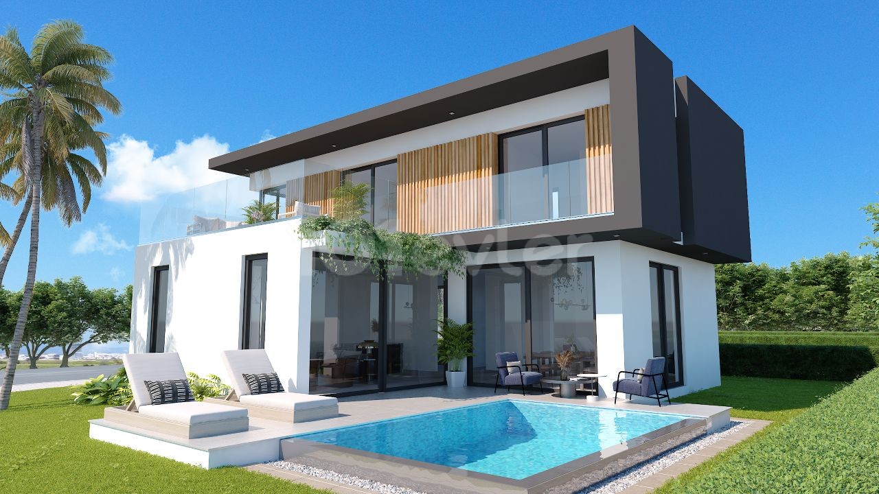 3+1 Luxury Villas with Private Pool, Large Garden in Salamis, Cyprus ** 