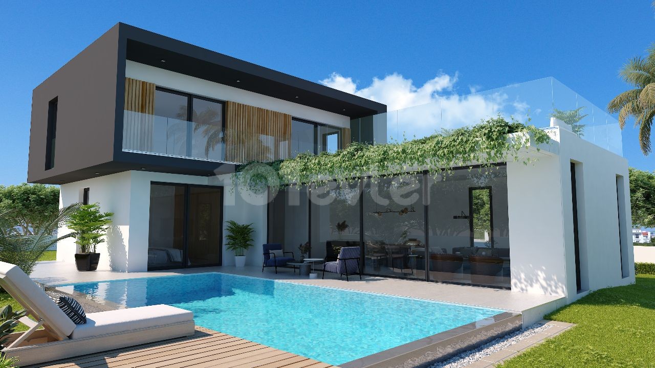 3+1 Luxury Villas with Private Pool, Large Garden in Salamis, Cyprus ** 