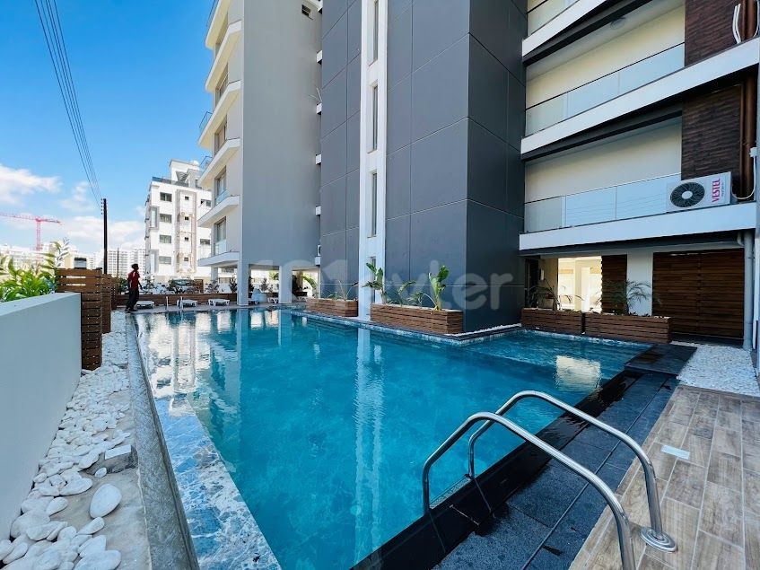 Long Beach, İskele'de Kiralık 1+1 Daire