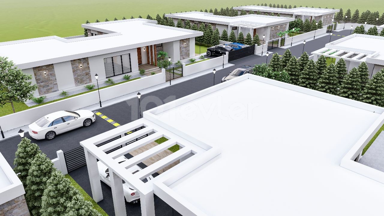 5 Units for SALE, 3 + 1 Single Decker villas each on a plot of 750 m2, Tuzla ** 