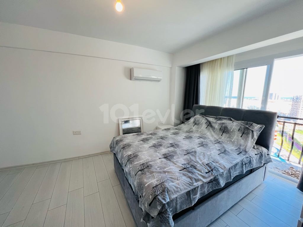 Long Beach, Iskele’de Deniz Manzaralı 2+1 Kiralık Daire