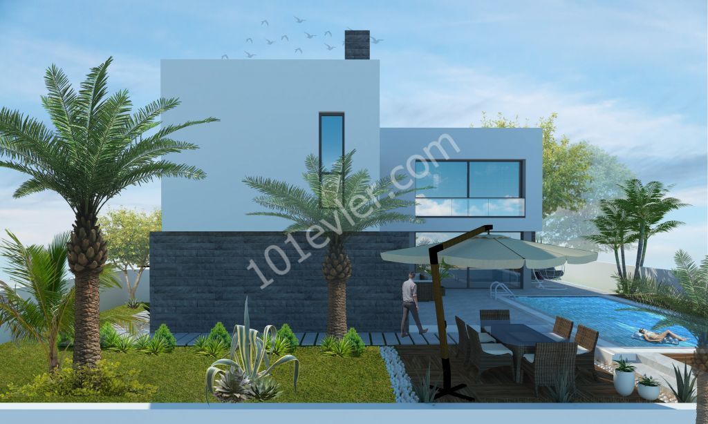 LUXURIOUS 4 BEDROOM VILLA WITH A PRIVATE POOL IN KYRENIA CATALKOY !