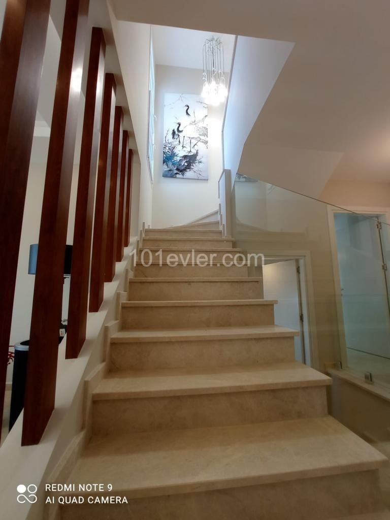 4 + 1 VILLA WITH MOUNTAIN and SEA VIEWS in KYRENIA ÇATALKÖY ! ** 