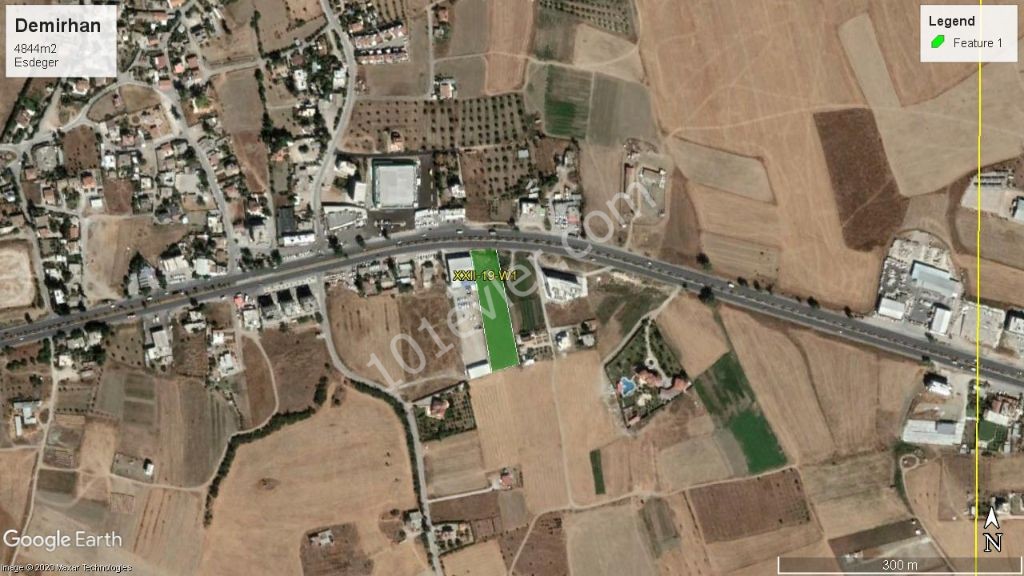 ON THE MAIN ROAD IN NICOSIA DEMIRHAN, EQUIVALENT, CHAPTER 96, 3.5 ACRES OF LAND ! ** 