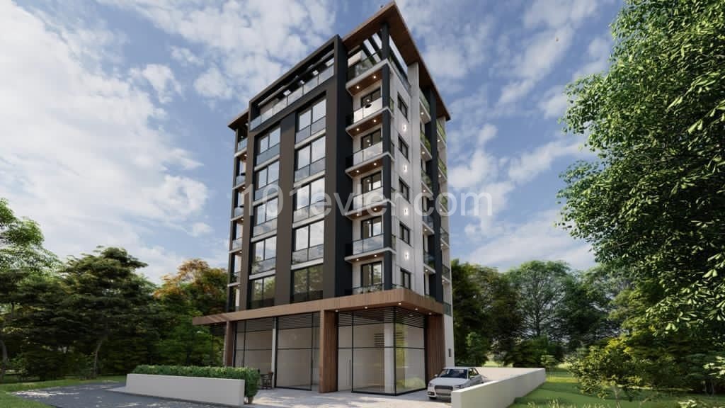 GİRNE MERKEZDE ANAYOL ÜZERİNDE LÜKS 2+1 SATILIK DAİRE