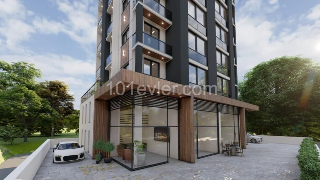 GİRNE MERKEZDE ANAYOL ÜZERİNDE LÜKS 2+1 SATILIK DAİRE