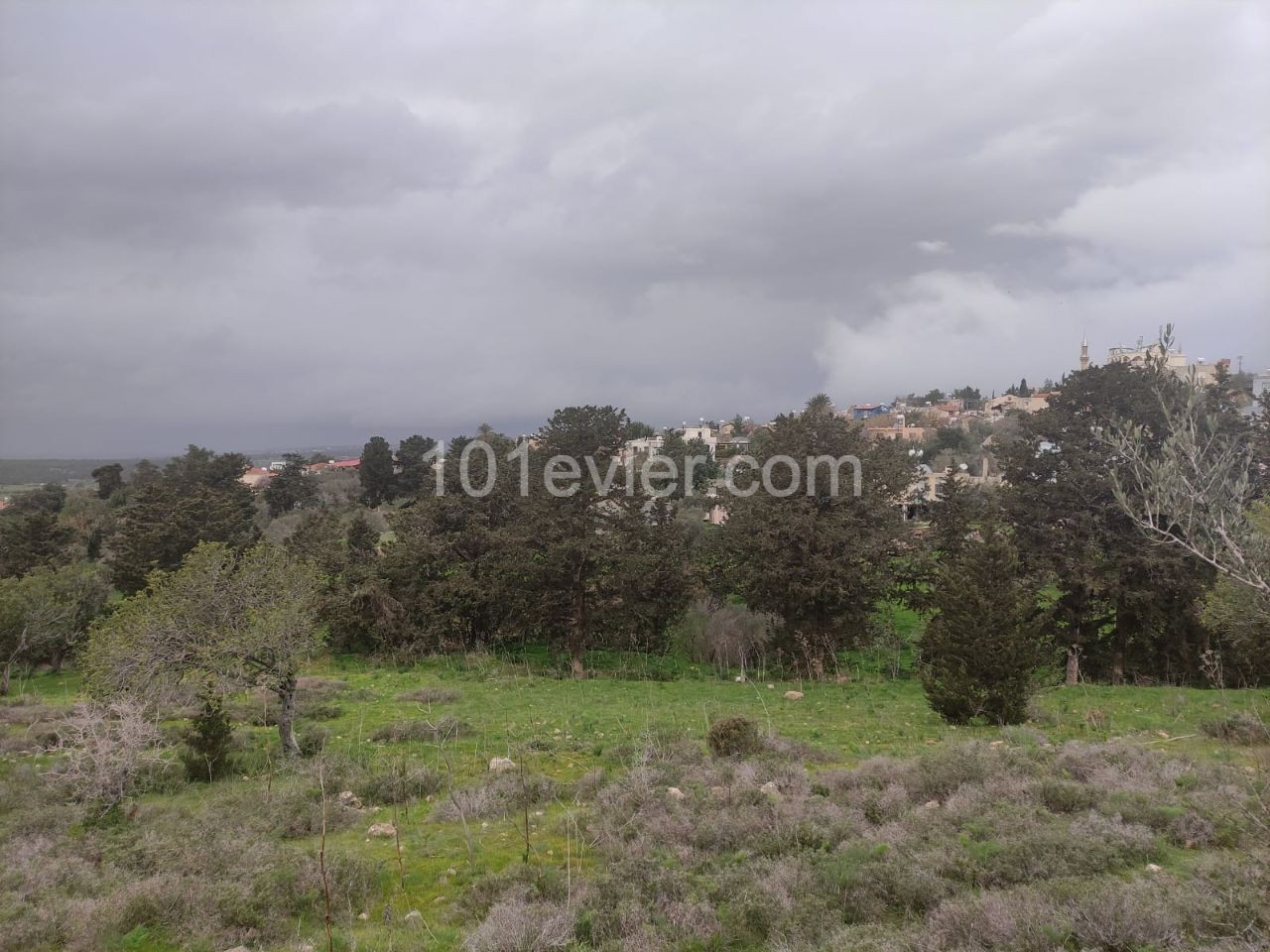 Türkisches Land mit Aussicht im Dorfentwicklungszentrum in tepebashi ** 