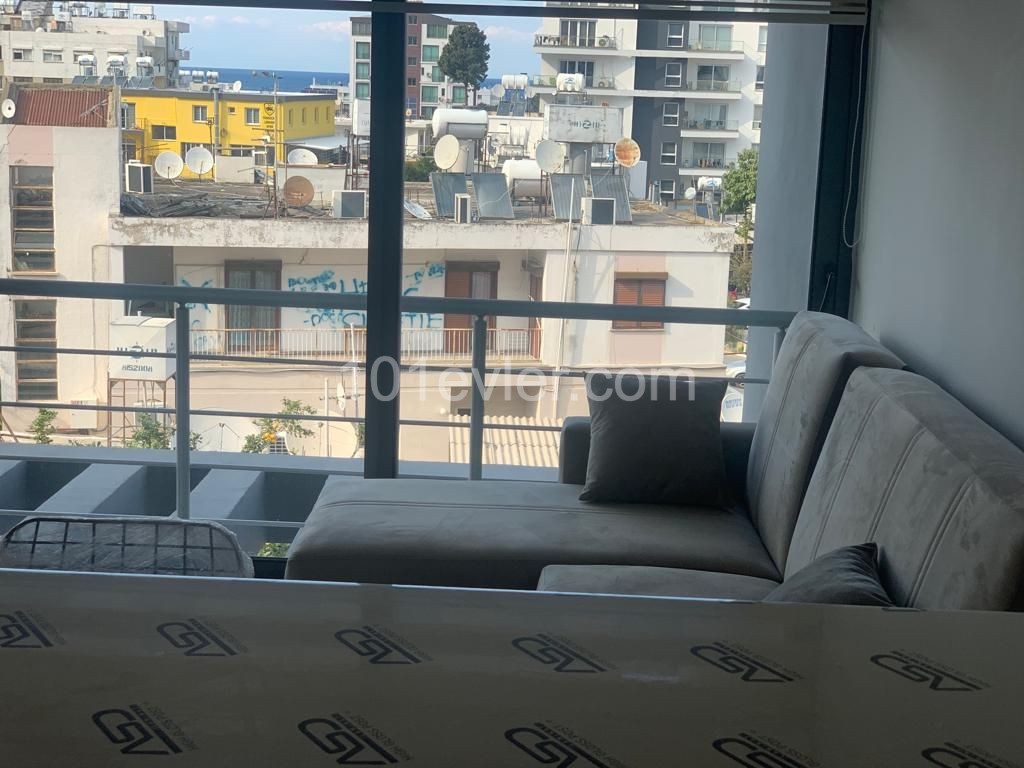 SEA VIEW FULLY FURNISHED 2+1 FLAT FOR RENT IN KYRENIA CENTER ** 