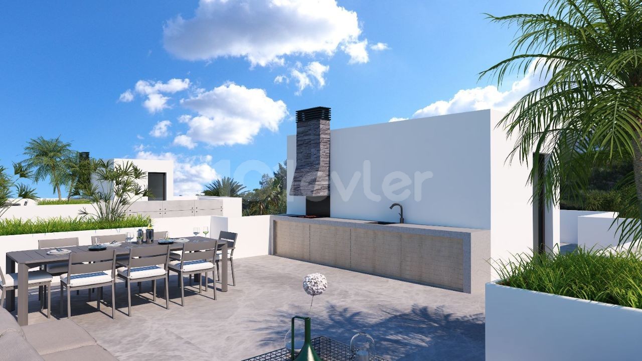 4+1 TURKISH PROPERTY VILLA WITH PRIVATE POOL, TERRACE, BODRUM, SEA VIEW IN ÇATALKÖY!