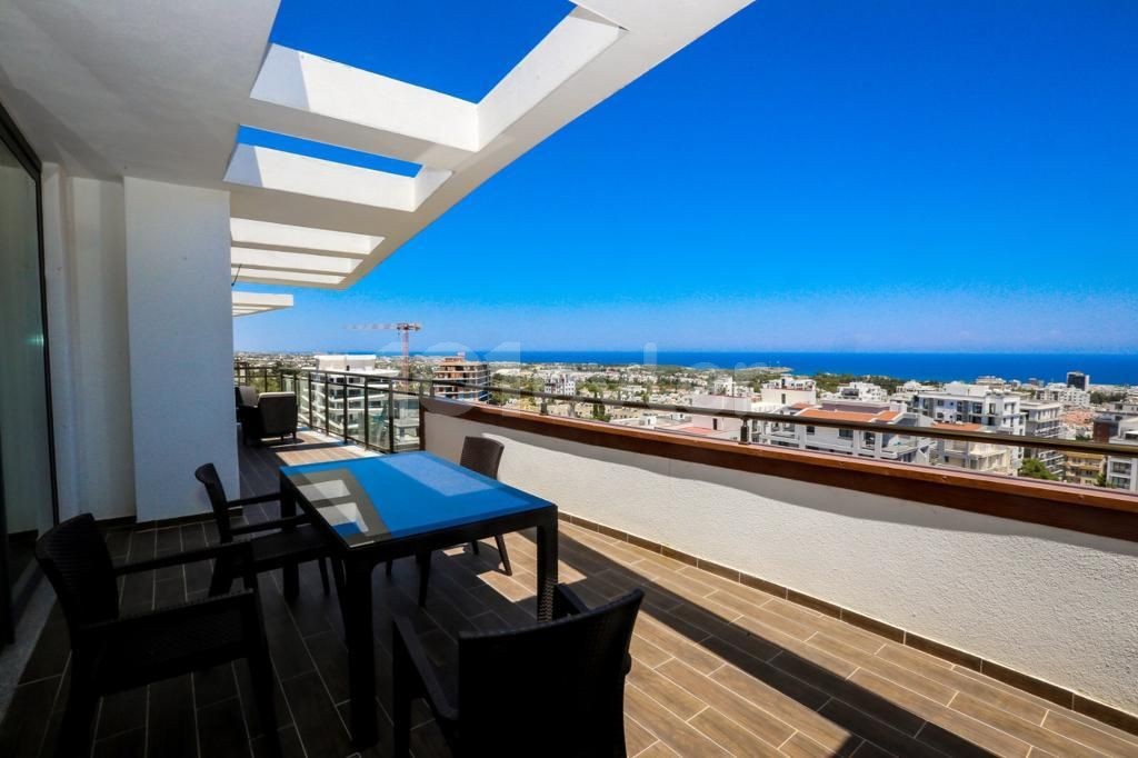 3+1 Penthouse zur Miete in Kyrenia