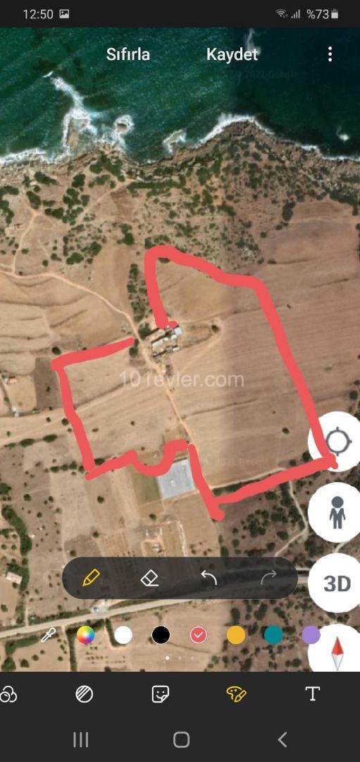 40 Decares of Land for Sale in Magusa Tatlısu 1600 STG REF861 ** 