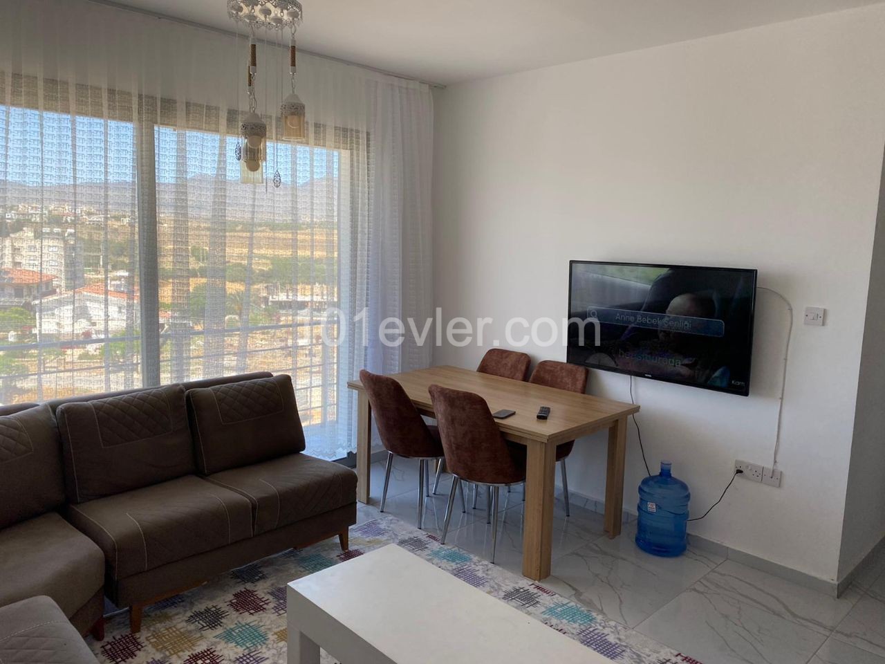 Lefkoşa Gönyeli'de 2+1, 85 m2 Full Eşyalı, Aylık Ödemeli Kiralık Daire 2.500 TL