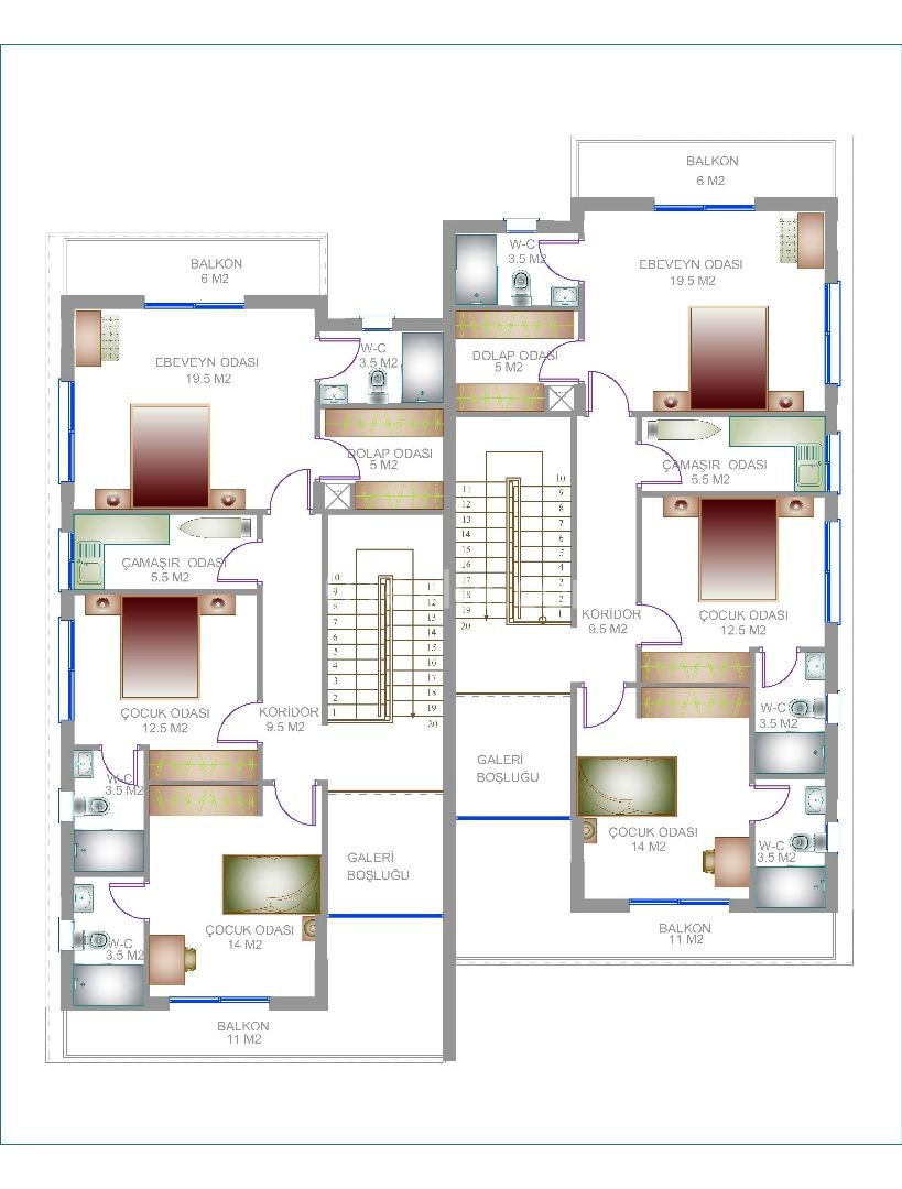 Modern and Luxurious Twin Villas with a Large Garden in Hamitkoy at Prices Starting from STG 159,000 ** 