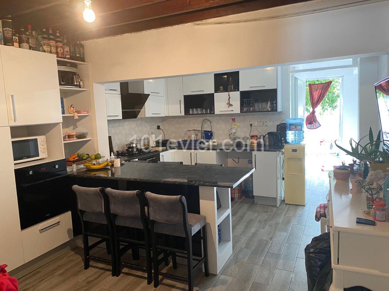 Lefkoşa Göçmenköy de 1+1 Bahçeli Göçmen evi full eşyalı 49.900 STG