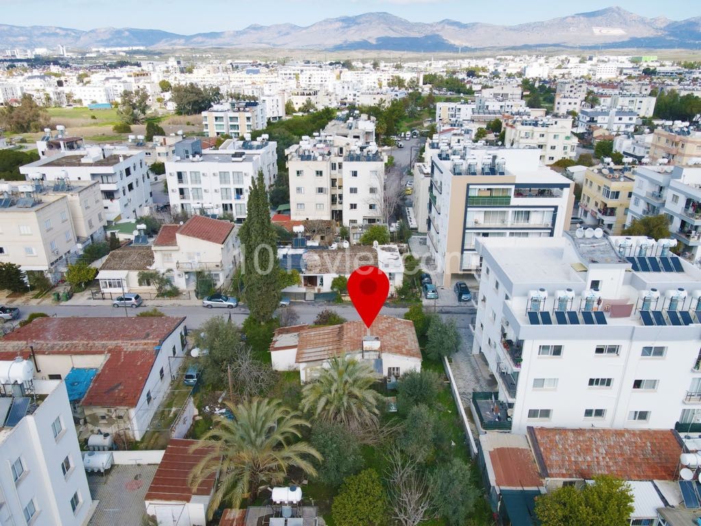 548 m2 4 floors Turkish made land for sale with zoning permission 130.000 stg in a central location in Nicosia Marmara ** 