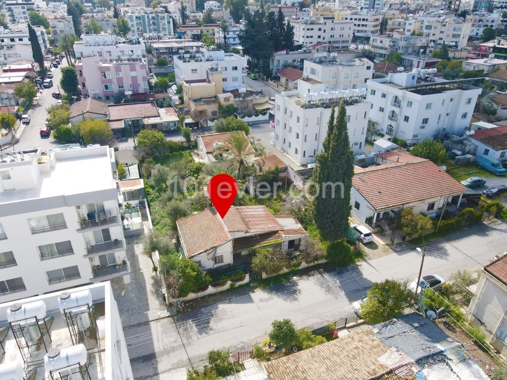 548 m2 4 floors Turkish made land for sale with zoning permission 130.000 stg in a central location in Nicosia Marmara ** 