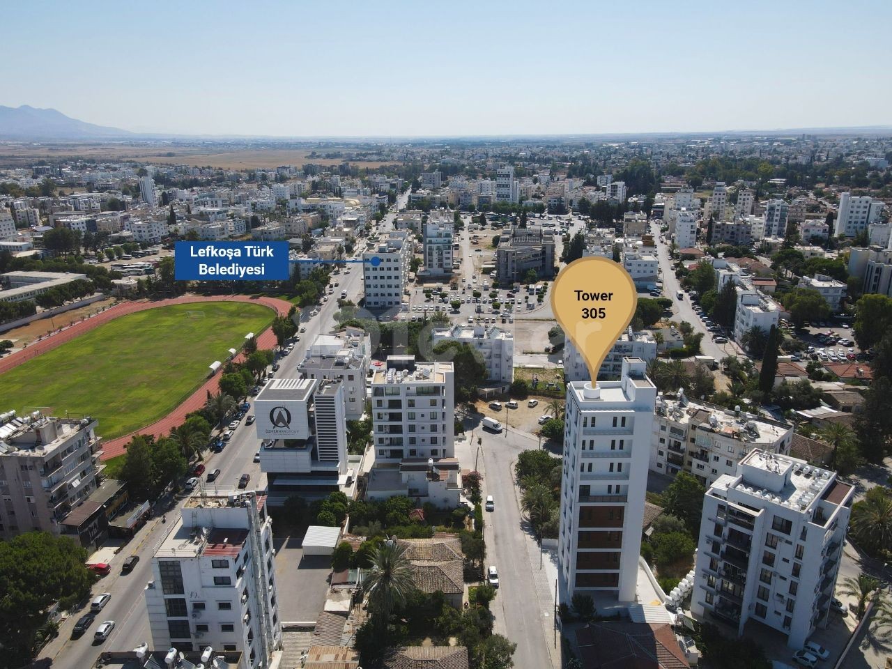 LEFKOŞA’NIN MERKEZİNDE PRESTİJLi OFİS PROJESİ  TOWER 305’TE