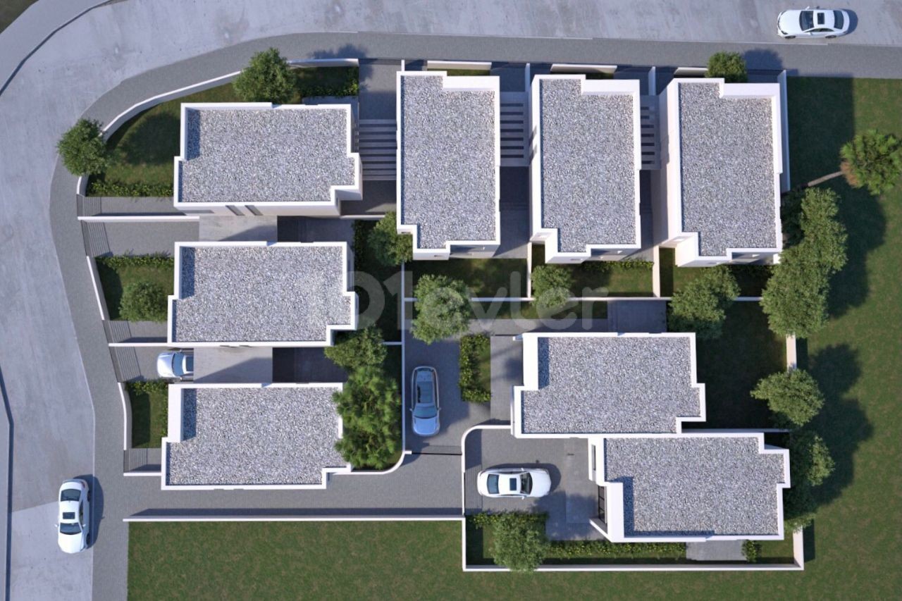 Hamitköyde 2+1 net 145m2 kullanım alanı  Modern Mimari , Kaliteli Malzeme ,Birinci Sınıf İşçilik , Bahçeli ,Takasa Açık ,  Satılık Villa 120.000stg