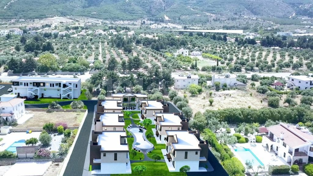 Lapta’da satılık 3+1 145 m2 ortak havuzlu ikiz villa 149.000 stg