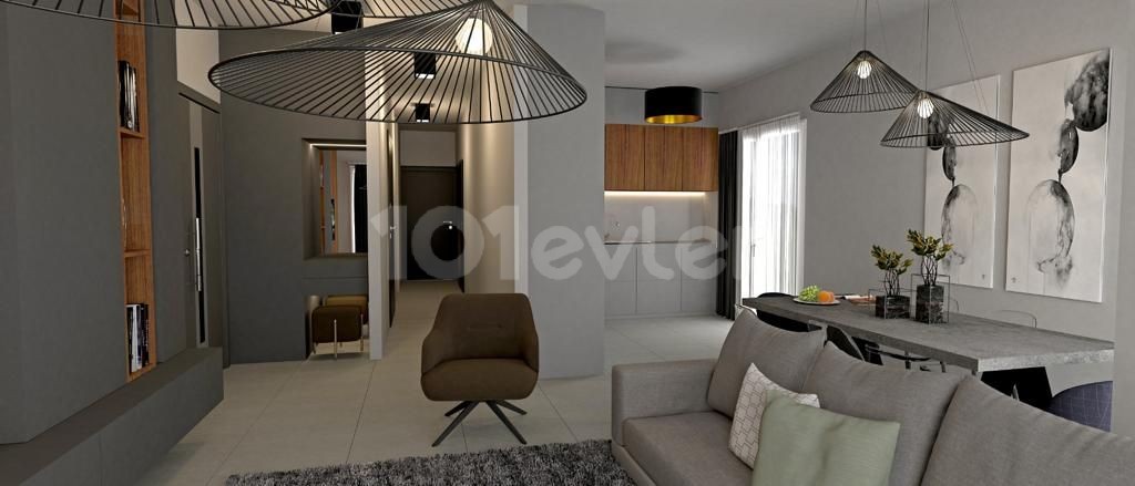 Kleine Kaymakli da 3 + 1 En Suite 120 m2 Wohnungen zu verkaufen zu Preisen ab 65,000 stg ** 