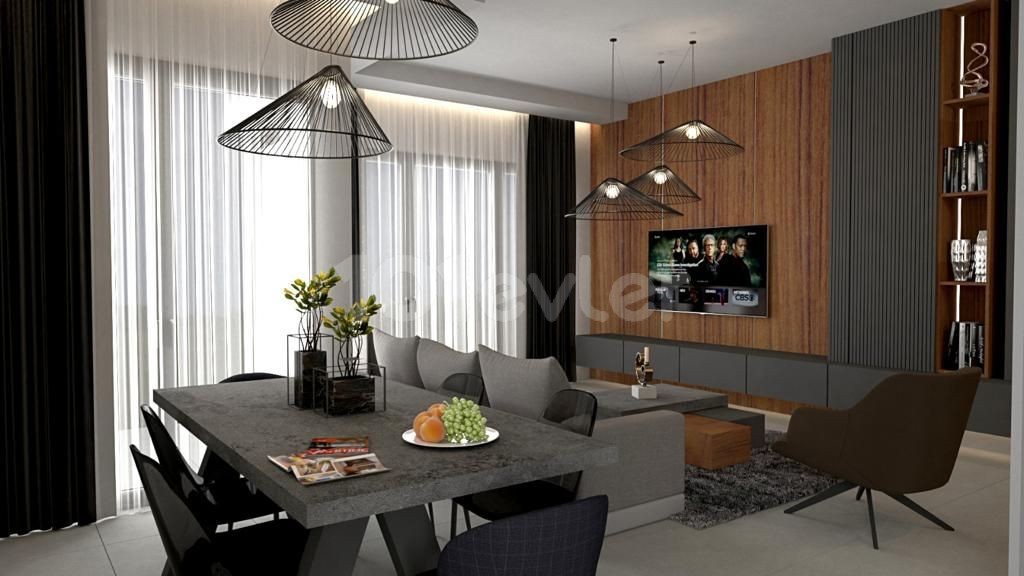 Apartments for sale at prices starting from stg 65,000 on 120 m2 with 3 + 1 Ensuite in Küçük Kaymaklı ** 