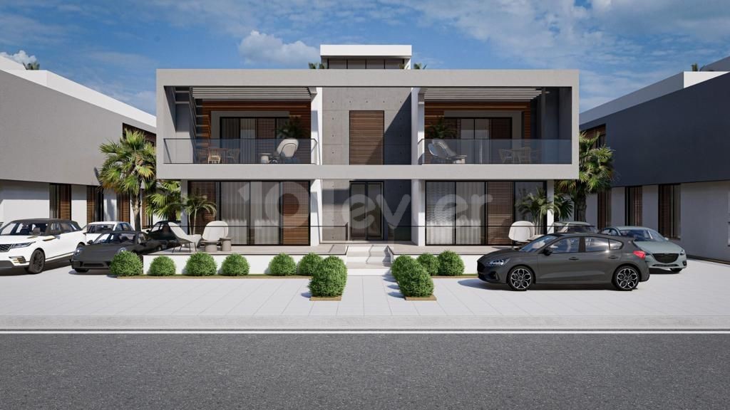 Super Luxus 3+1 Wohnungen zum Verkauf mit 155m2 Garten in Ortaköy Villas 117,000 stg ** 