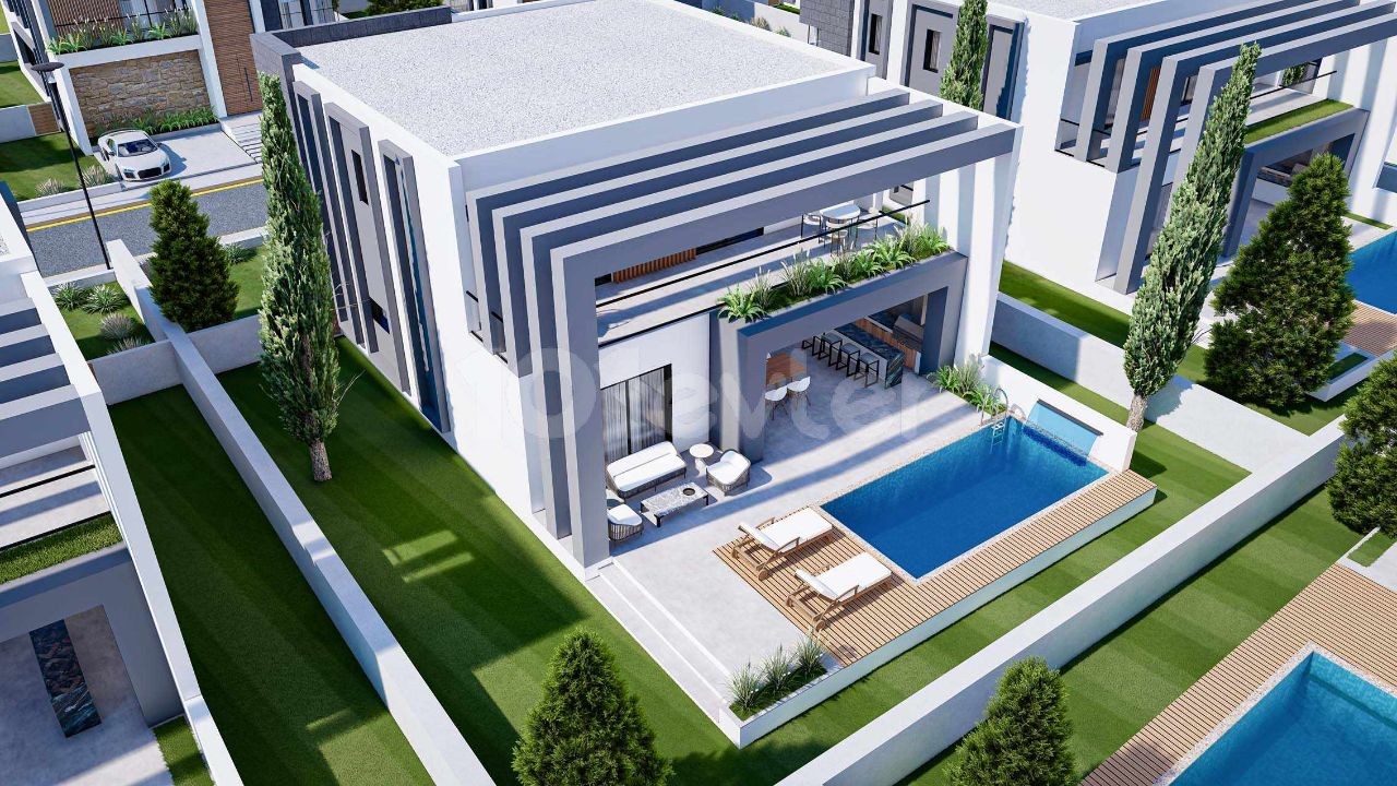 SUPER LUXURY VILLAS FOR SALE IN FAMAGUSTA YENIBOGAZICI at prices starting from stg 145,000 ** 