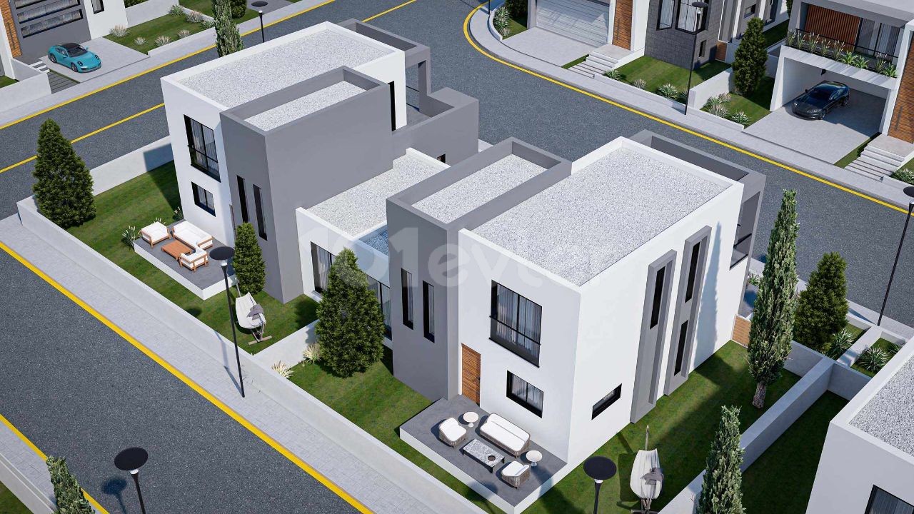 SUPER LUXURY VILLAS FOR SALE IN FAMAGUSTA YENIBOGAZICI at prices starting from stg 145,000 ** 