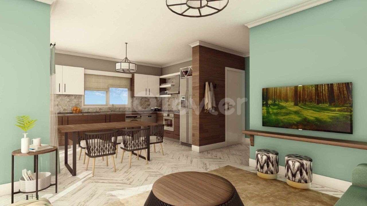 iSKELE LONGBEACH DE SATILIK STUDİO / 1+1 / 2+1 / 3+1 PENTHOUSE DAİRELER