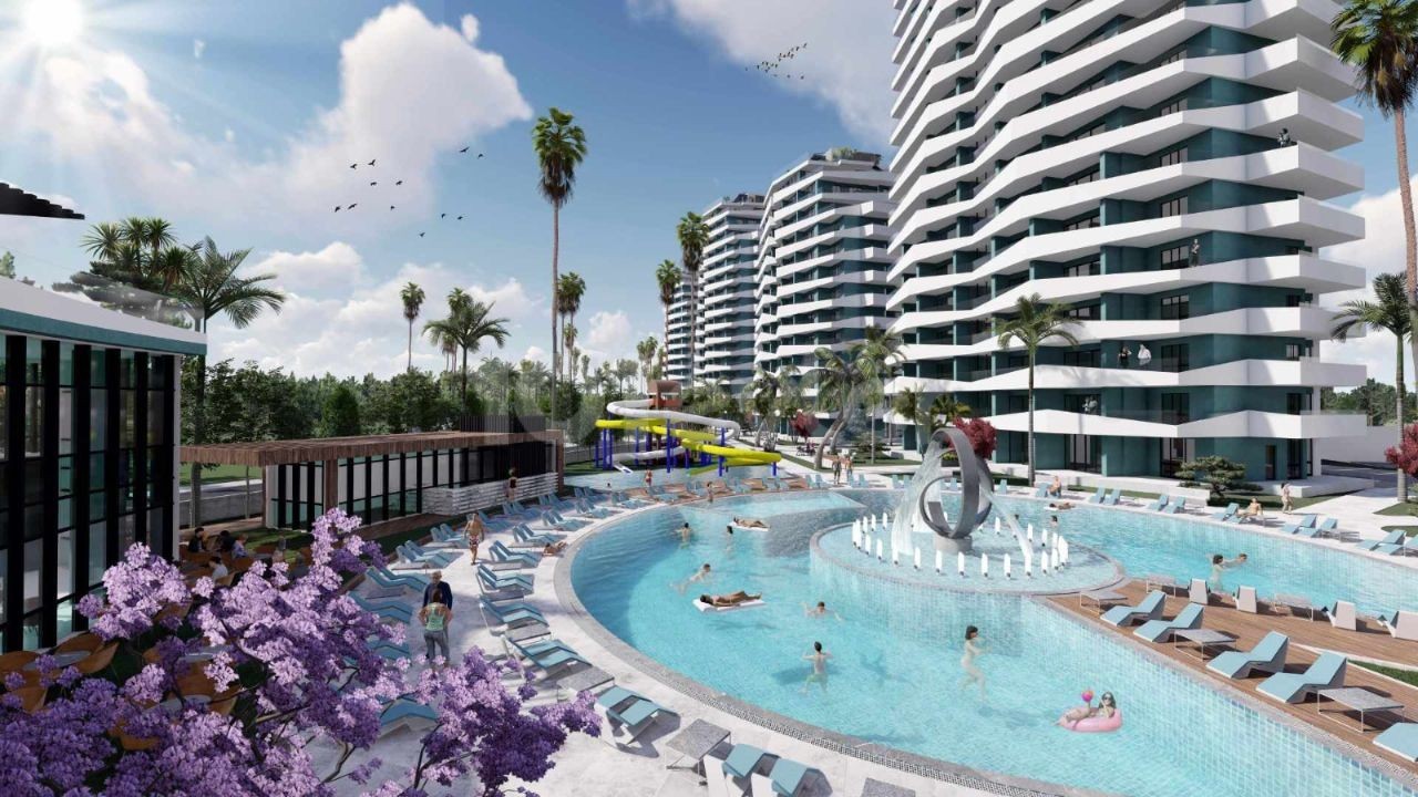 iSKELE LONGBEACH DE SATILIK STUDİO / 1+1 / 2+1 / 3+1 PENTHOUSE DAİRELER