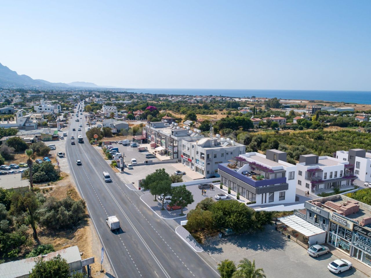 175 M2 in Kyrenia Alsancak zu verkaufen Geschäft Llogara 185.000 ** 