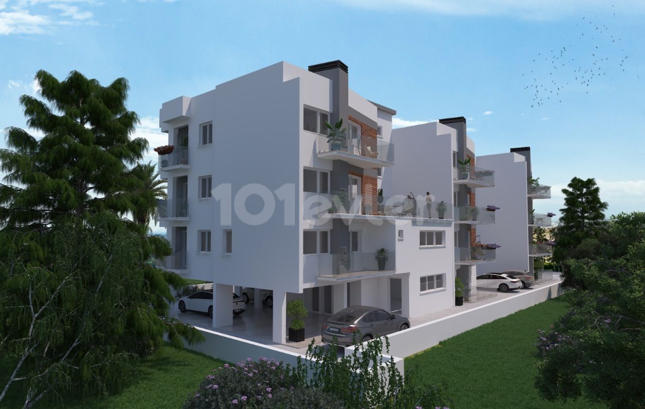 Die bevorzugte Gegend von Nikosia ist K.Kaymakli da zero, 110 m2, 3 + 1 Wohnung ab 74,000 stg ** 