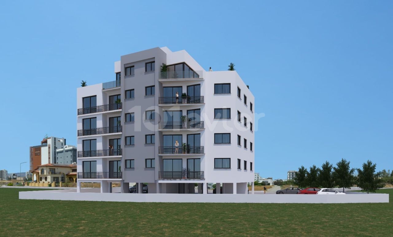 2+1 Wohnung zum Verkauf in Nikosia DEREBOYU zu Preisen ab 55,000 stg ** 