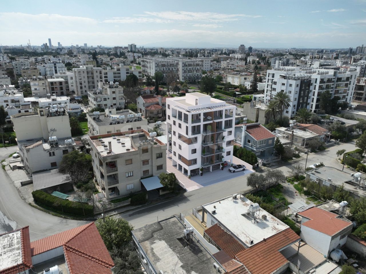 One of the most preferred areas of Nicosia is K.Kaymaklı is also a zero, 110 m2, 3+ 1 apartment  stg 75,000 