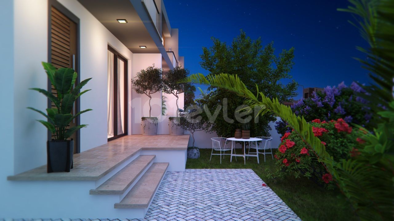 3 + 1 VILLAS WITH GARDEN AND GARAGE FOR SALE IN HAMITKOY at prices starting from stg 135,000 ** 