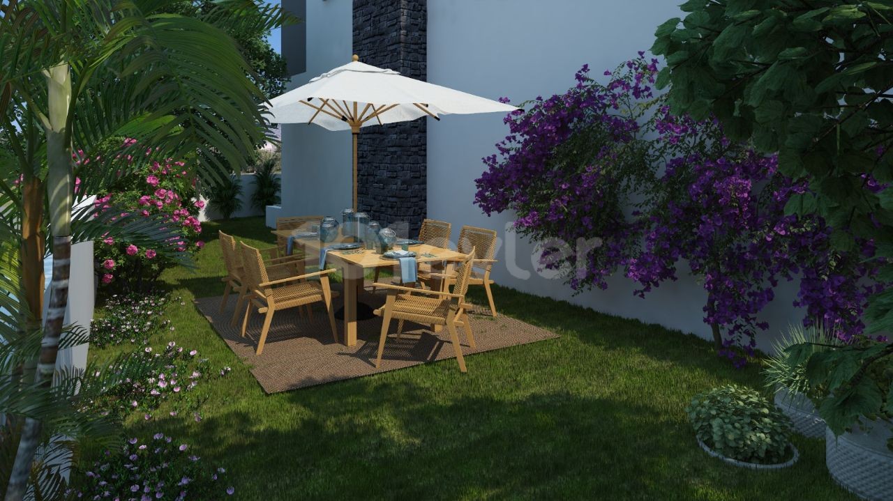 3 + 1 VILLAS WITH GARDEN AND GARAGE FOR SALE IN HAMITKOY at prices starting from stg 135,000 ** 