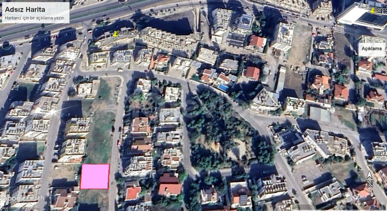 Nicosia Yenikent te Villa Area 1Evlek 2,200a2 Deckhouse Plot 150,000stg ** 