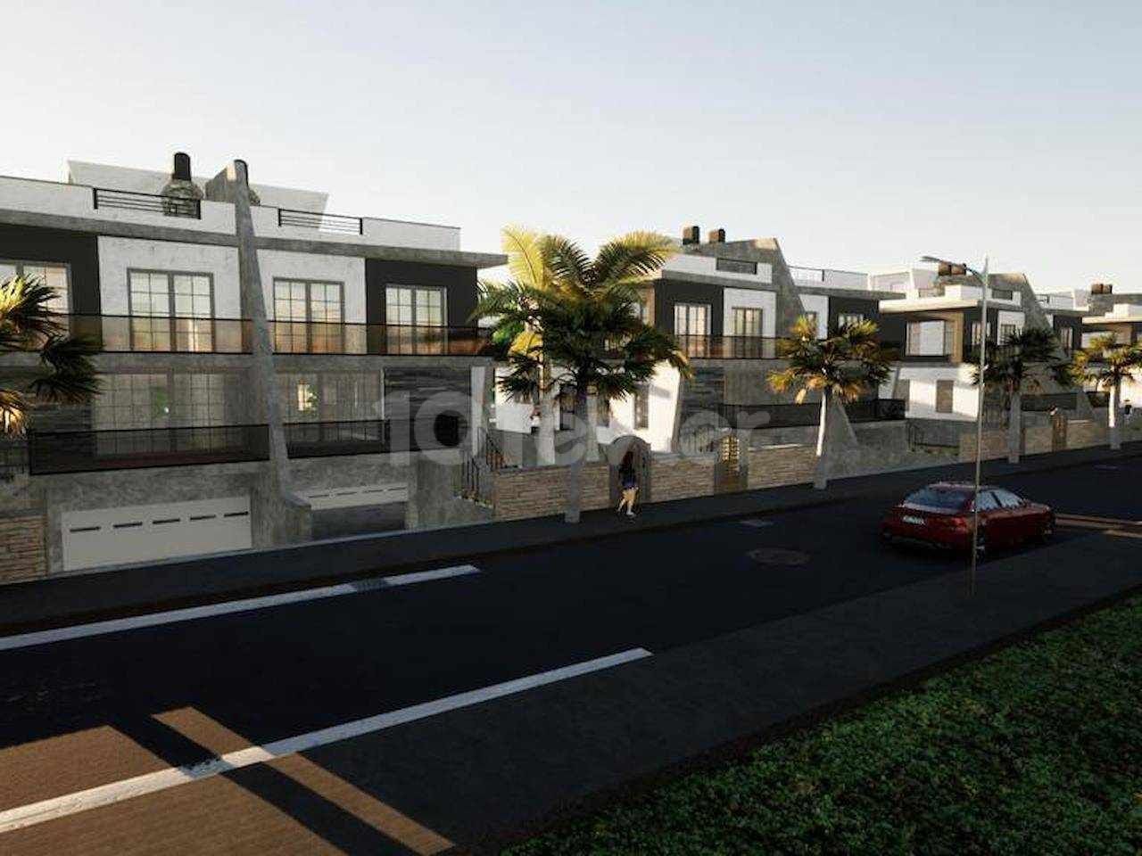 İSKELE LONGBEACH TRİPLEX HAVUZLU/HAVUZSUZ 3+1 VİLLALAR £299,900 den BAŞLAYAN FİYATLARLA