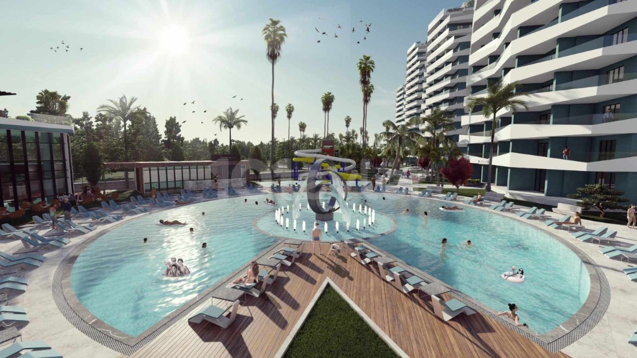 iSKELE LONGBEACH DE SATILIK STUDİO / 1+1 / 2+1 / 3+1 PENTHOUSE DAİRELER