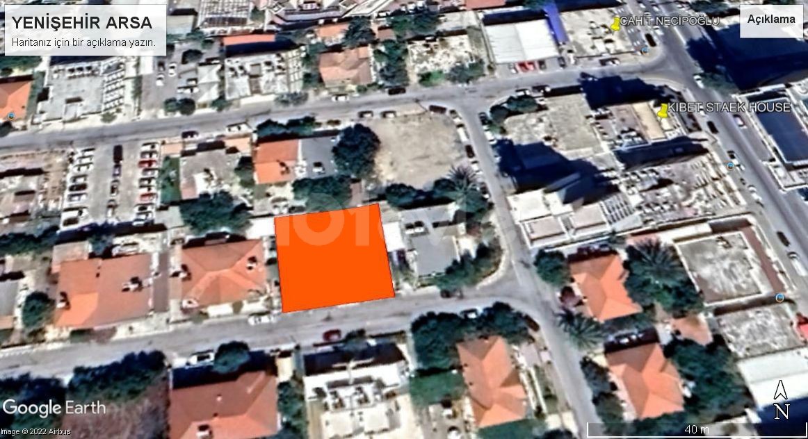 544m2 Land for Sale in Yenişehir CBD Area with 200% Deconstruction Permission 149,000stg ** 